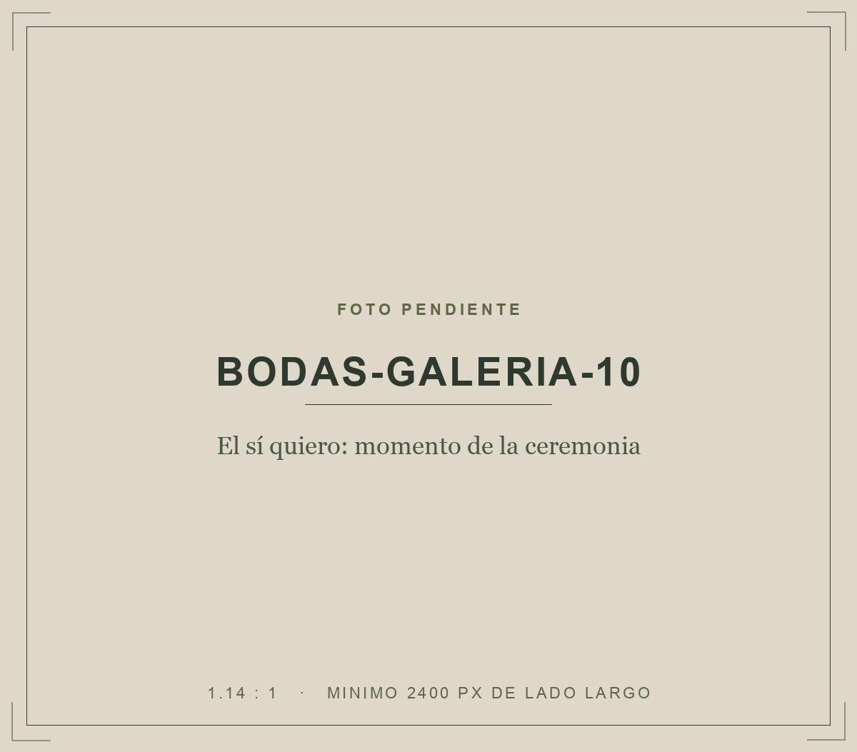 El sí quiero: momento de la ceremonia