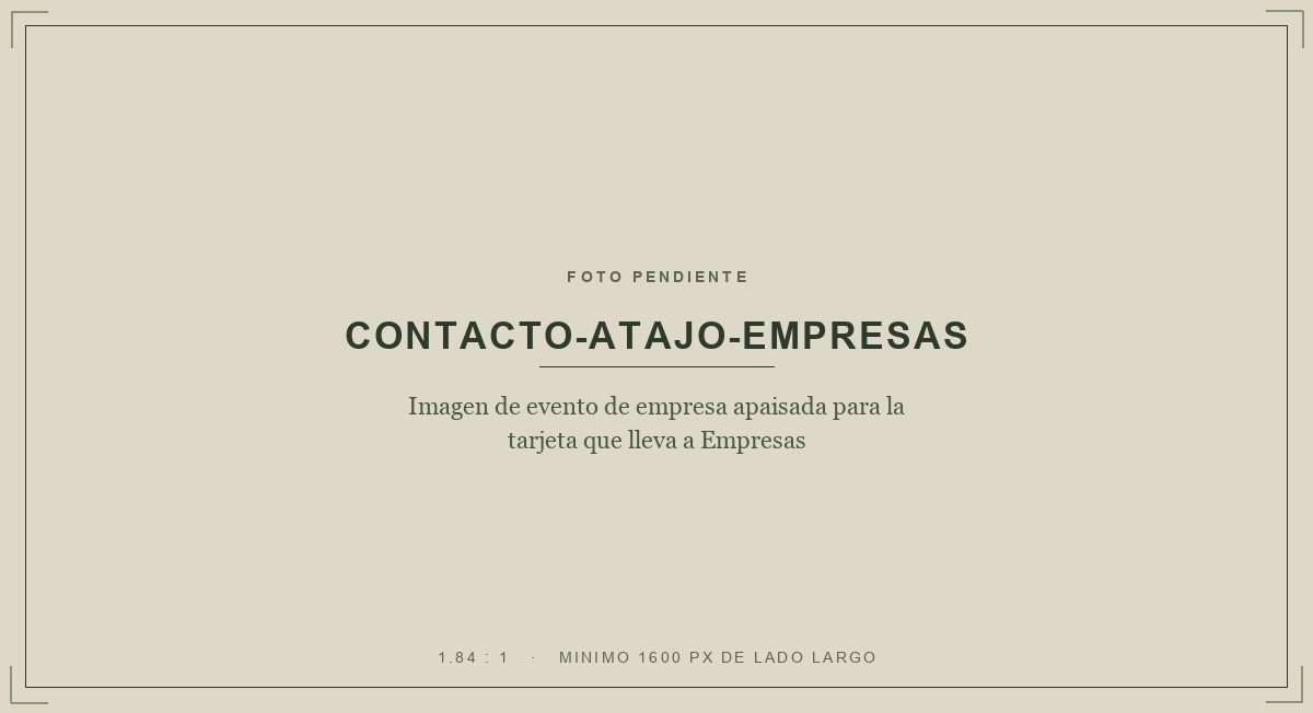 Imagen de evento de empresa apaisada para la tarjeta que lleva a Empresas