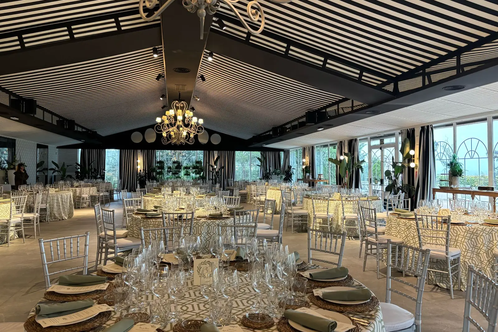 Banquete montado en el Espacio Colonial
