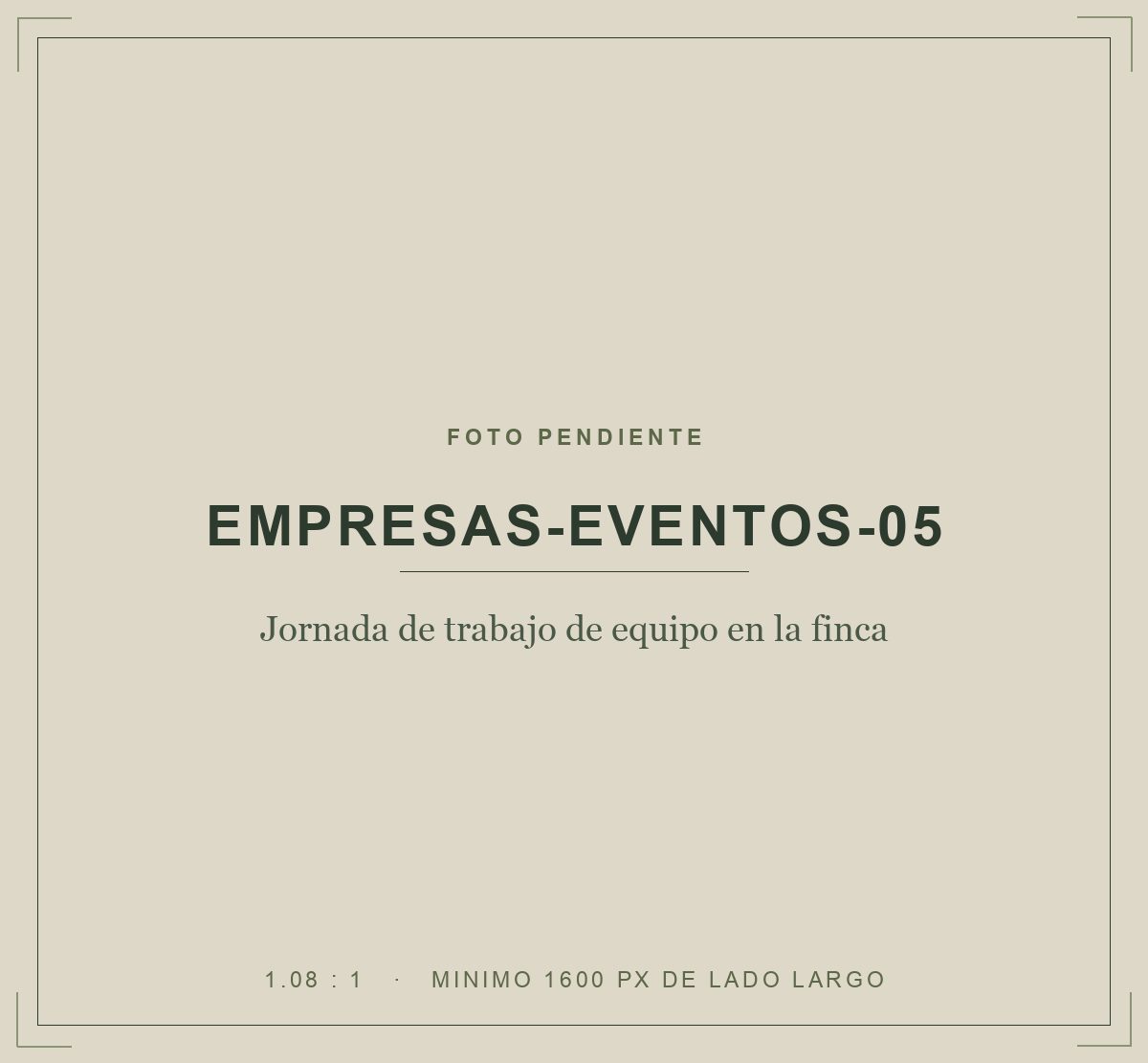 Jornada de trabajo de equipo en la finca