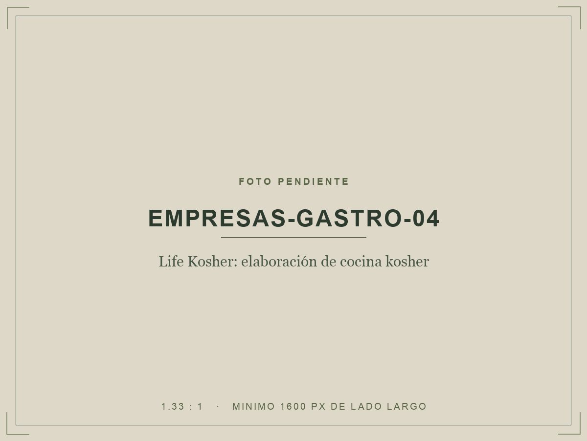 Life Kosher: elaboración de cocina kosher