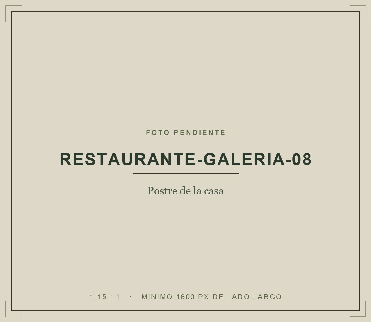 Postre de la casa